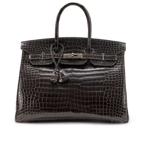 hermes graphite crocodile|Hermès Crocodile Bags for Sale .